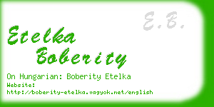 etelka boberity business card